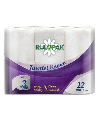 

Бумага туалетная Rulopak, 3 слоя, 18 м, 12 рул./упак.