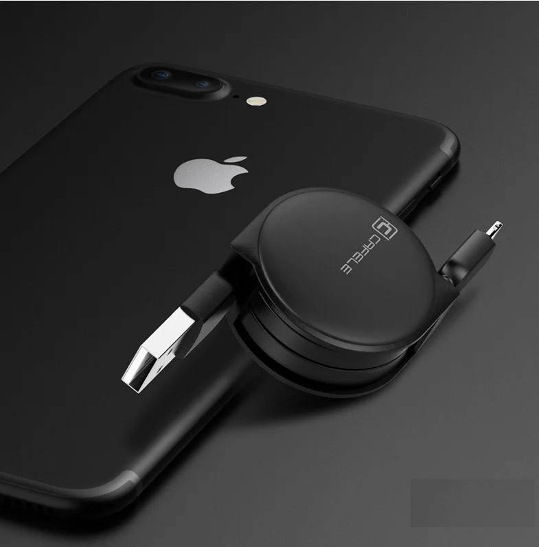 

Кабель быстрой зарядки Cafele for Iphone Black (SD3-01-04), Черный