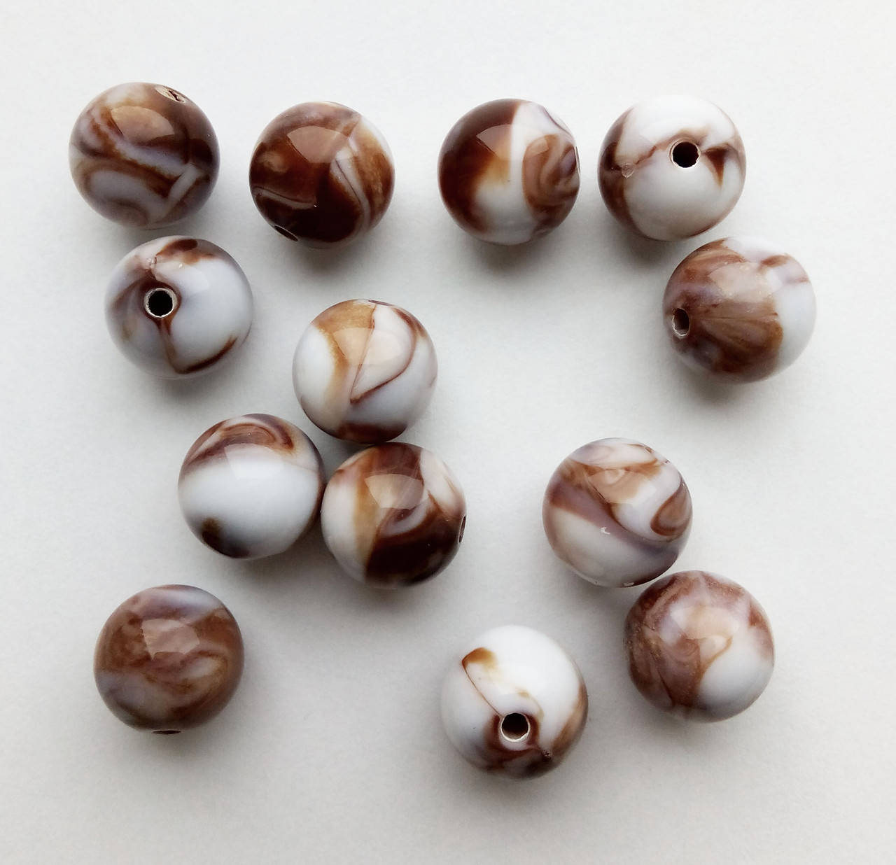 

Пластикова намистина, коричнева, 12 мм, 20 г/упаковка, Коричневый