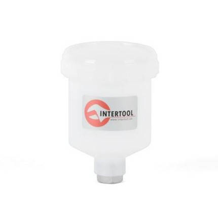 

Бачок пластиковый для краскопульта мини 125мл INTERTOOL PT-1900