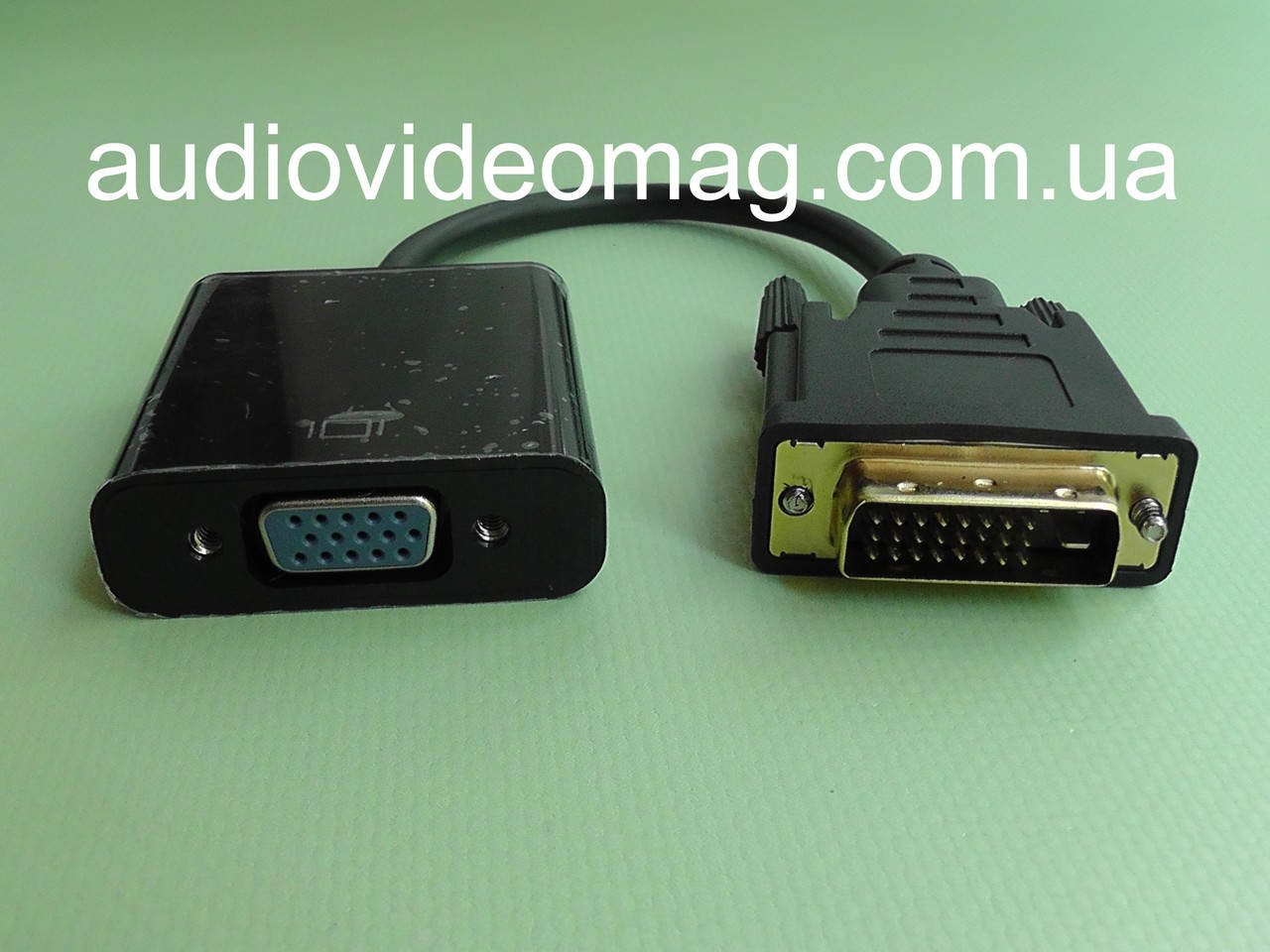 

Адаптер, переходник, конвертер с DVI-D на VGA, Черный