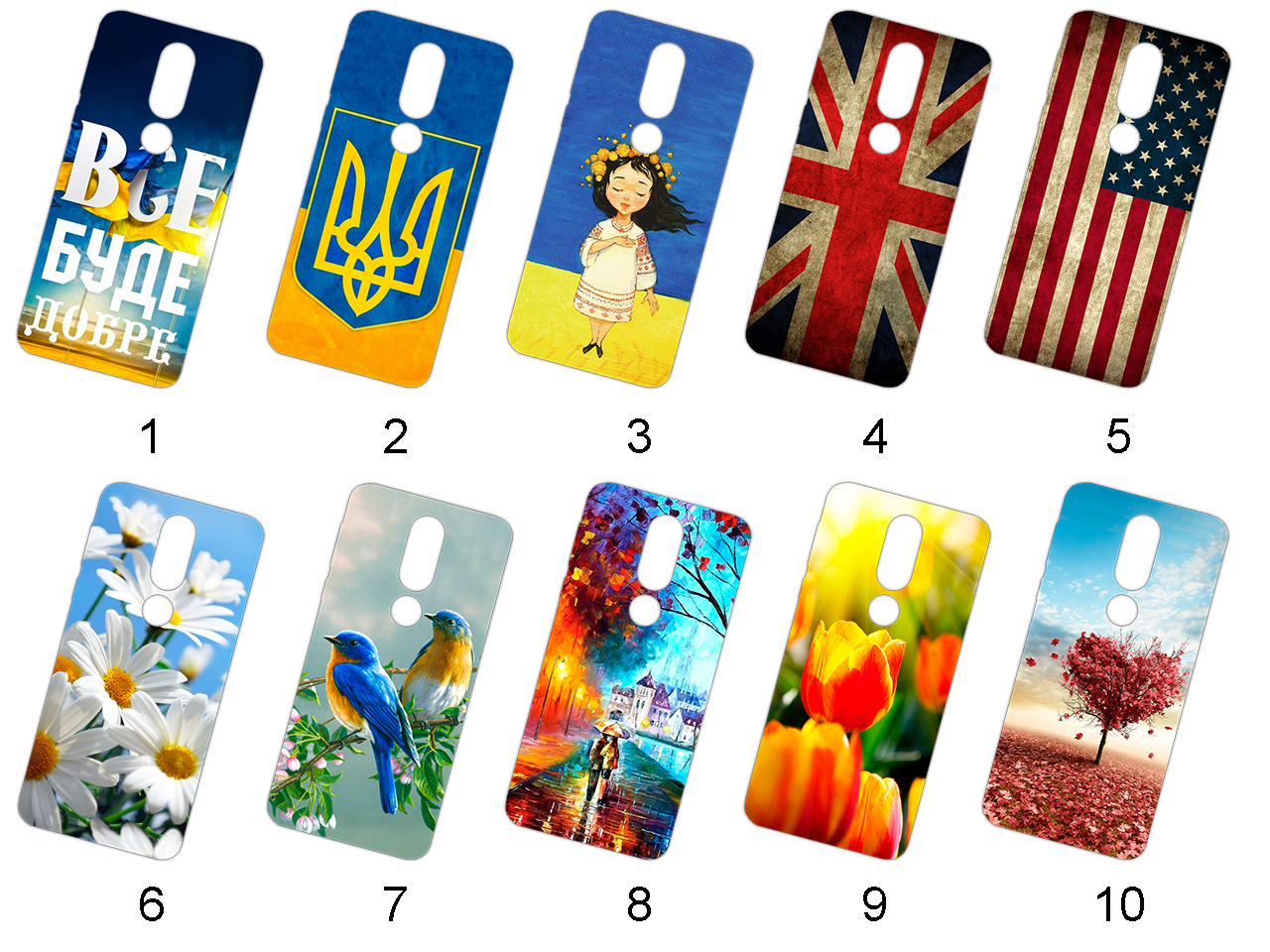 

Силиконовый чехол с рисунком для Nokia 7.1