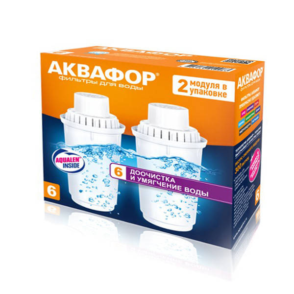 

Сменный модуль Аквафор B100-6 (картридж В6 2 шт. в комплекте опт.)