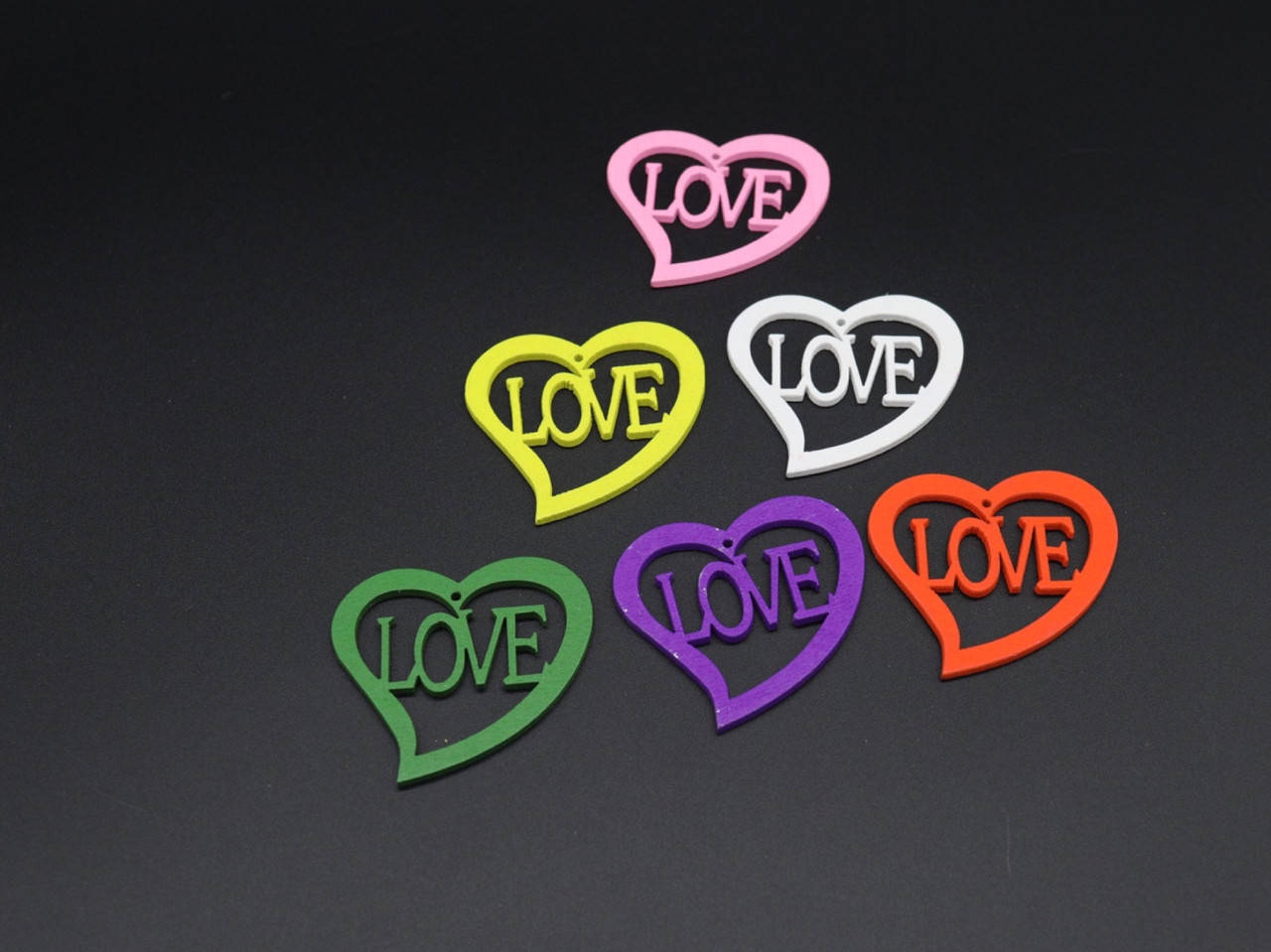 

Деревянные заготовки для творчества. Сердце. Цвет микс. 50х45мм