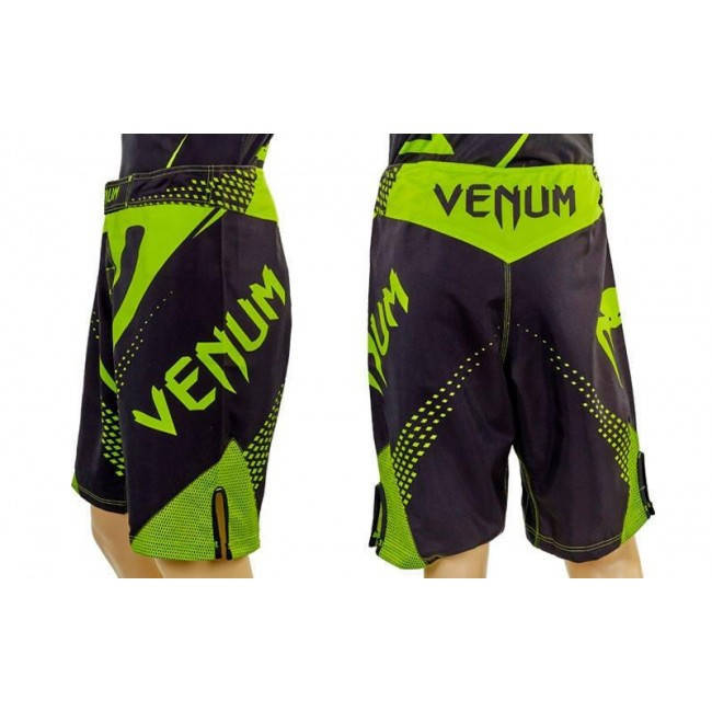 

Шорты для ММА VENUM HURRICANE черно-салатовые CO-5244 L. Шорты для тренировок, Зелёный