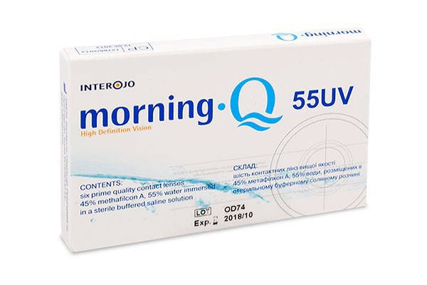 

Контактные линзы "Morning 55 UV"