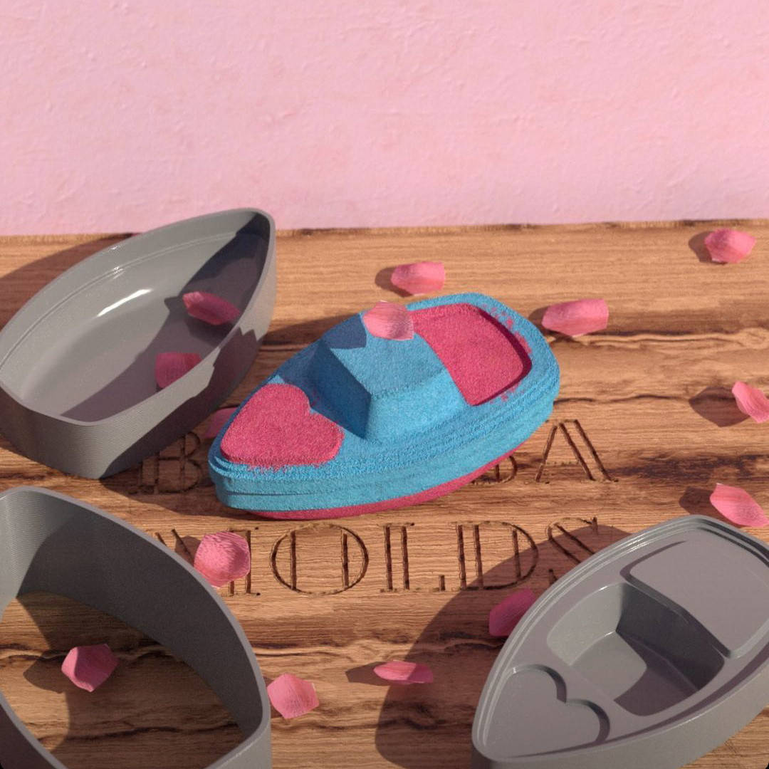 

Форма для бомбочек Лодка