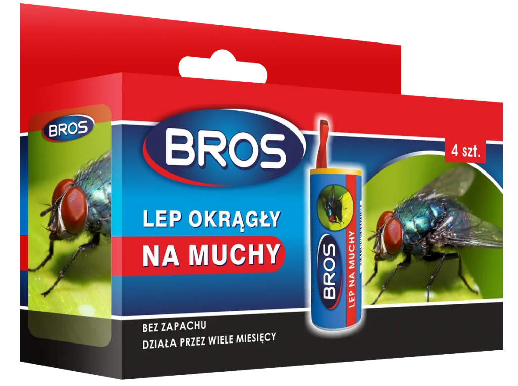 

Липучка круглая от мух Bros 4шт.