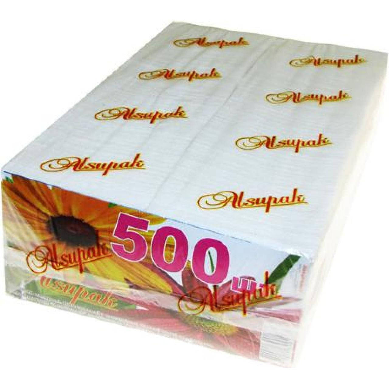 

Салфетки бумажные Alsupak Барна 90103 500 шт. белые