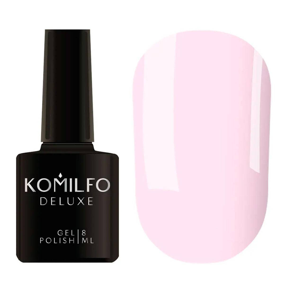 

Гель-лак Komilfo Deluxe Series №D033 (светлый лилово-розовый, эмаль), 8 мл