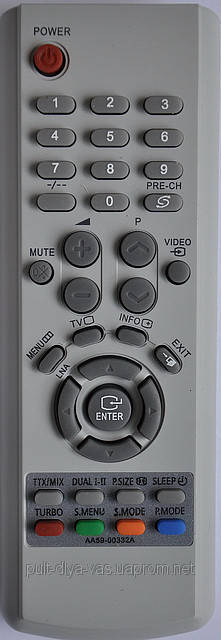 

Пульт к телевизору SAMSUNG Модель AA59 -00332A, Белый