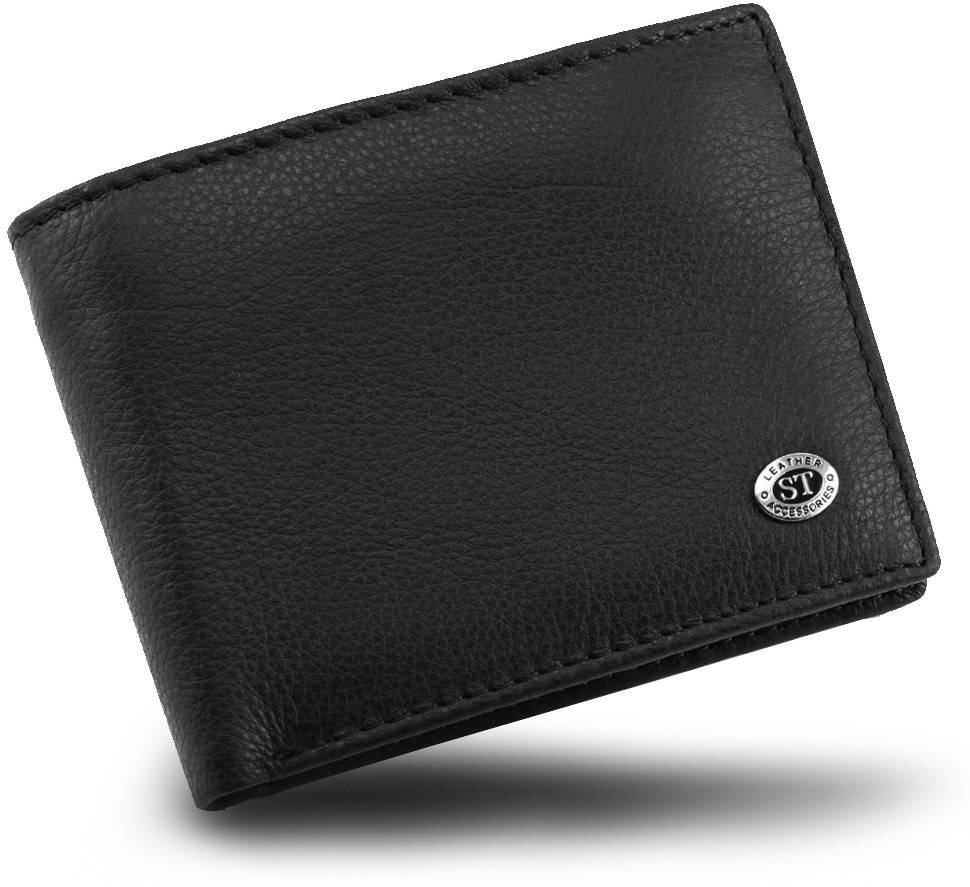 

Мужское кожаное портмоне с зажимом ST Leather ST-8 Коричневый Черный