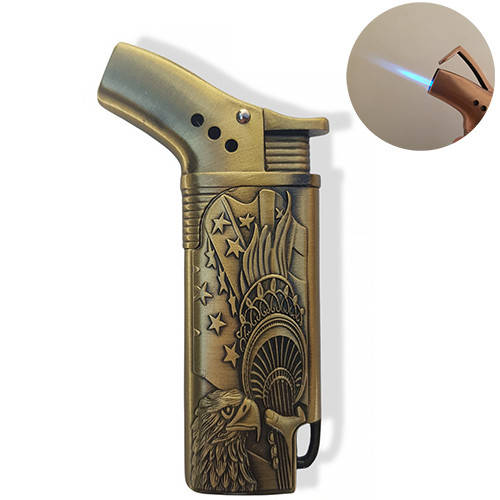 

Металлическая Зажигалка Автоген Турбо "USA", Разные цвета