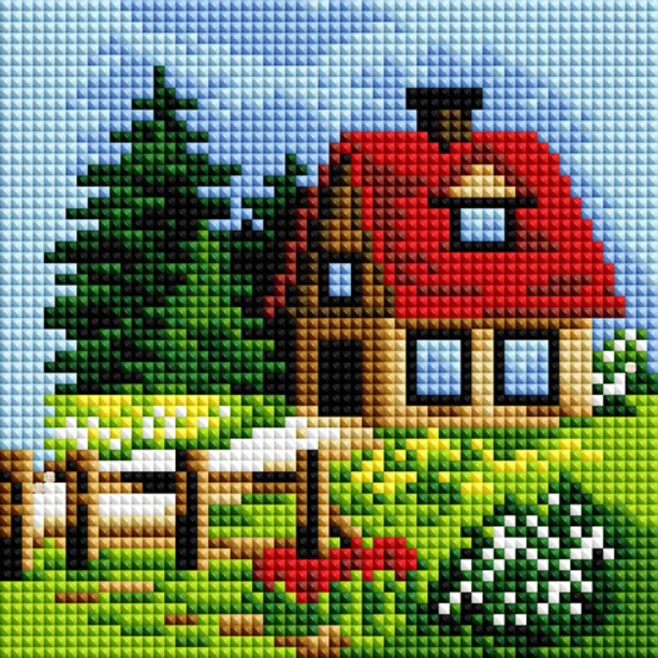 

Алмазная мозаика для детей ColorArt 15х15 Весна PP1103