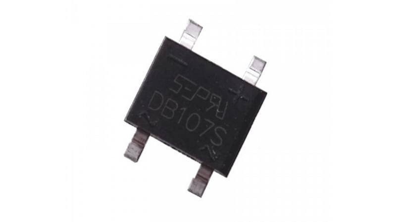 

Диодный мост DB107 1A 1кВ SMD (11436)