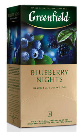 

Черный Чай Greenfield Blueberry Nights (25 шт) Черника