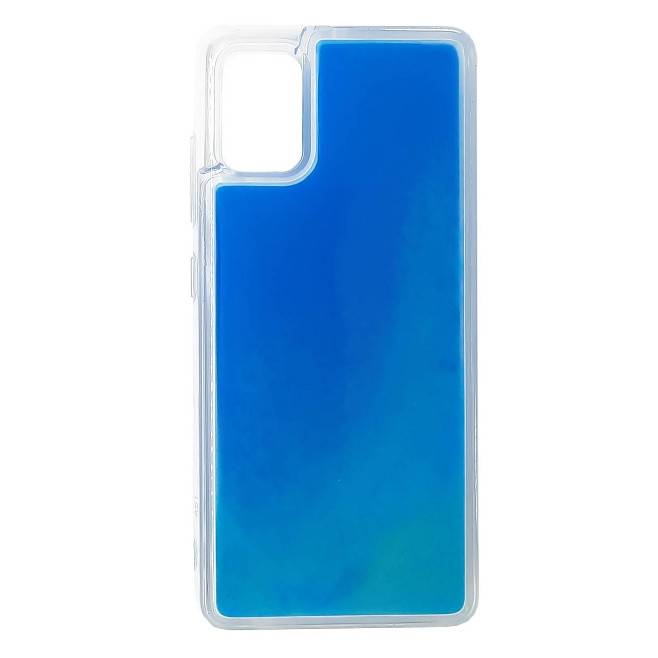 

Чехол для Samsung A51 силиконовый с водой Color Sand Aqua Case синий