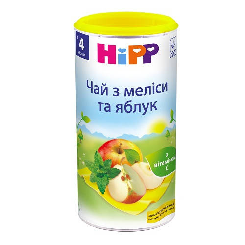 

Детский чай из мелиссы и яблок HiPP в гранулах, 200 г