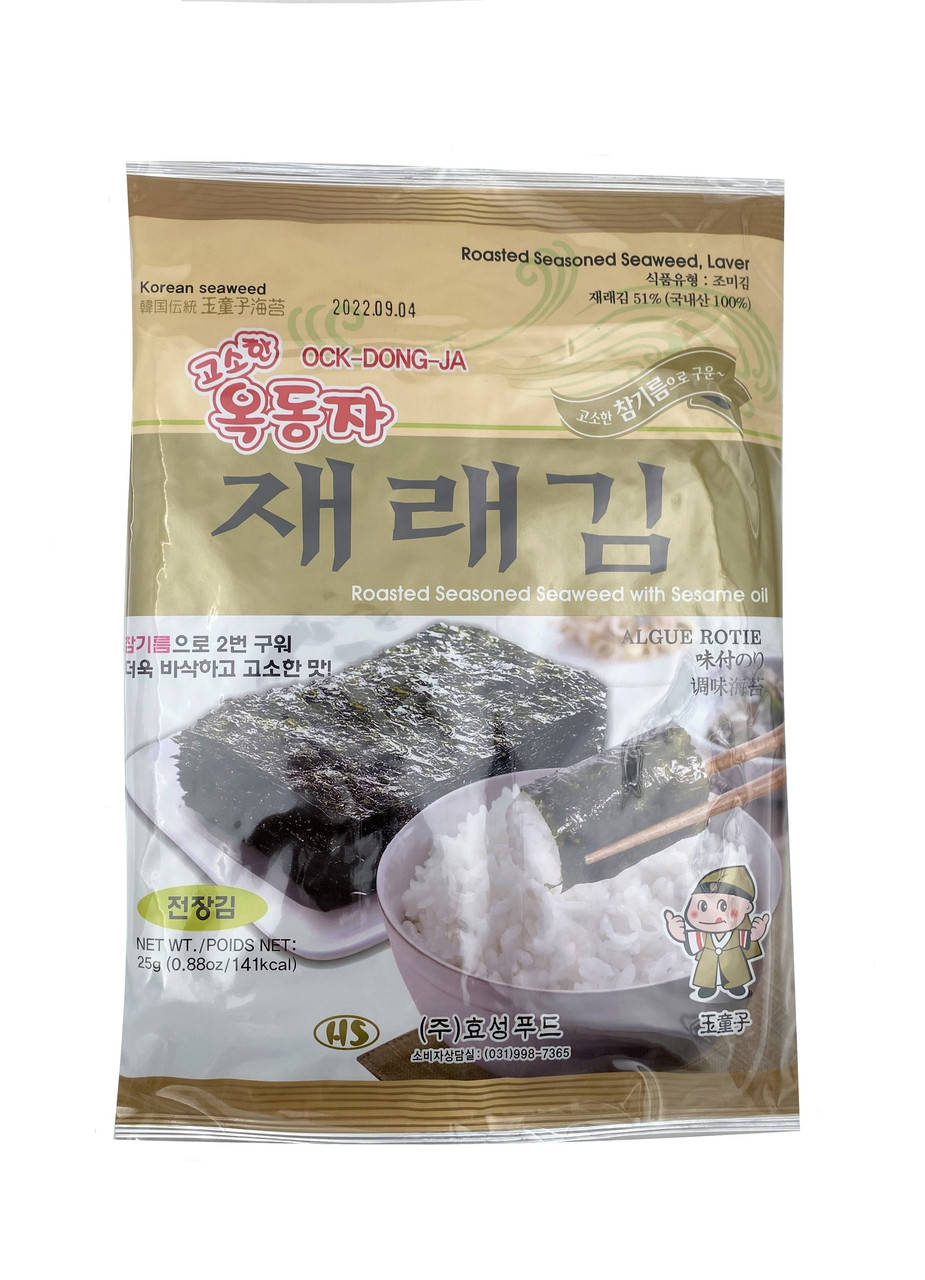 

Нори снек з кунжутным маслом 25г ТМ "OCK-DONG-JA"