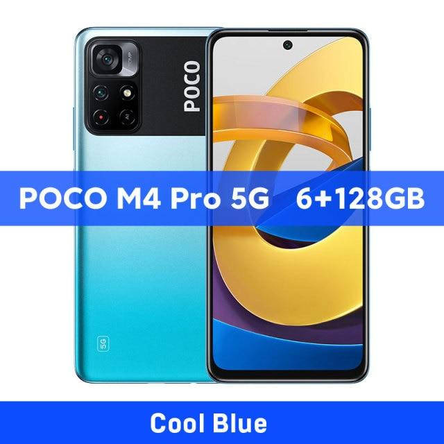 

Смартфон Xiaomi Poco M4 Pro 5G 6/128 Cool Blue Global MediaTek Dimensity 810 5000 мАч защитное стекло, Голубой