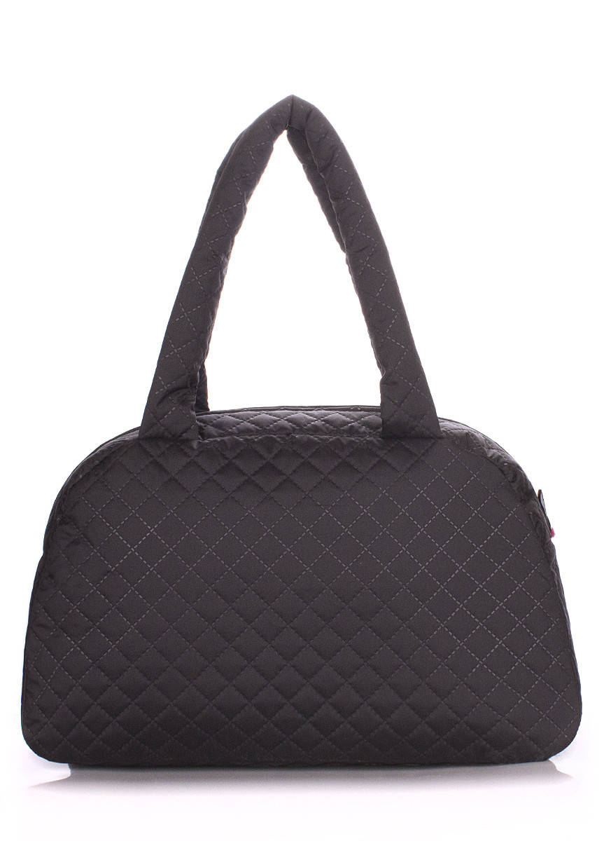 

Стеганая сумка-саквояж POOLPARTY ns4-eco-black, Черный