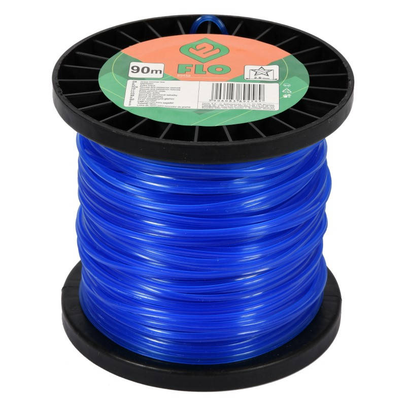 

Леска для триммера звезда на катушке FLO 2.6 мм x 90 м