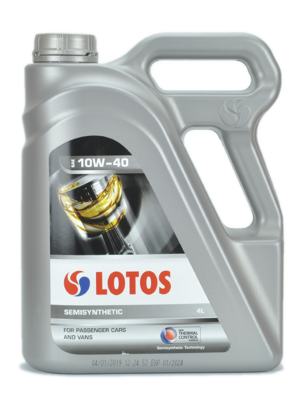 

Масло моторное Lotos Semisyntetic SL/CF 10W-40 4 л (WF-K400910-0H0)