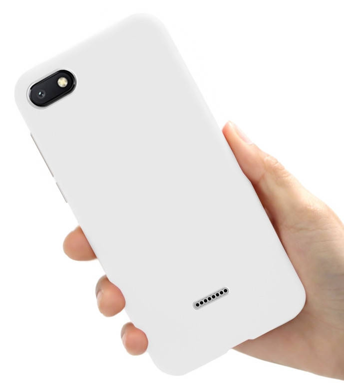 

Чехол Style для Xiaomi Redmi 6A Бампер силиконовый Белый