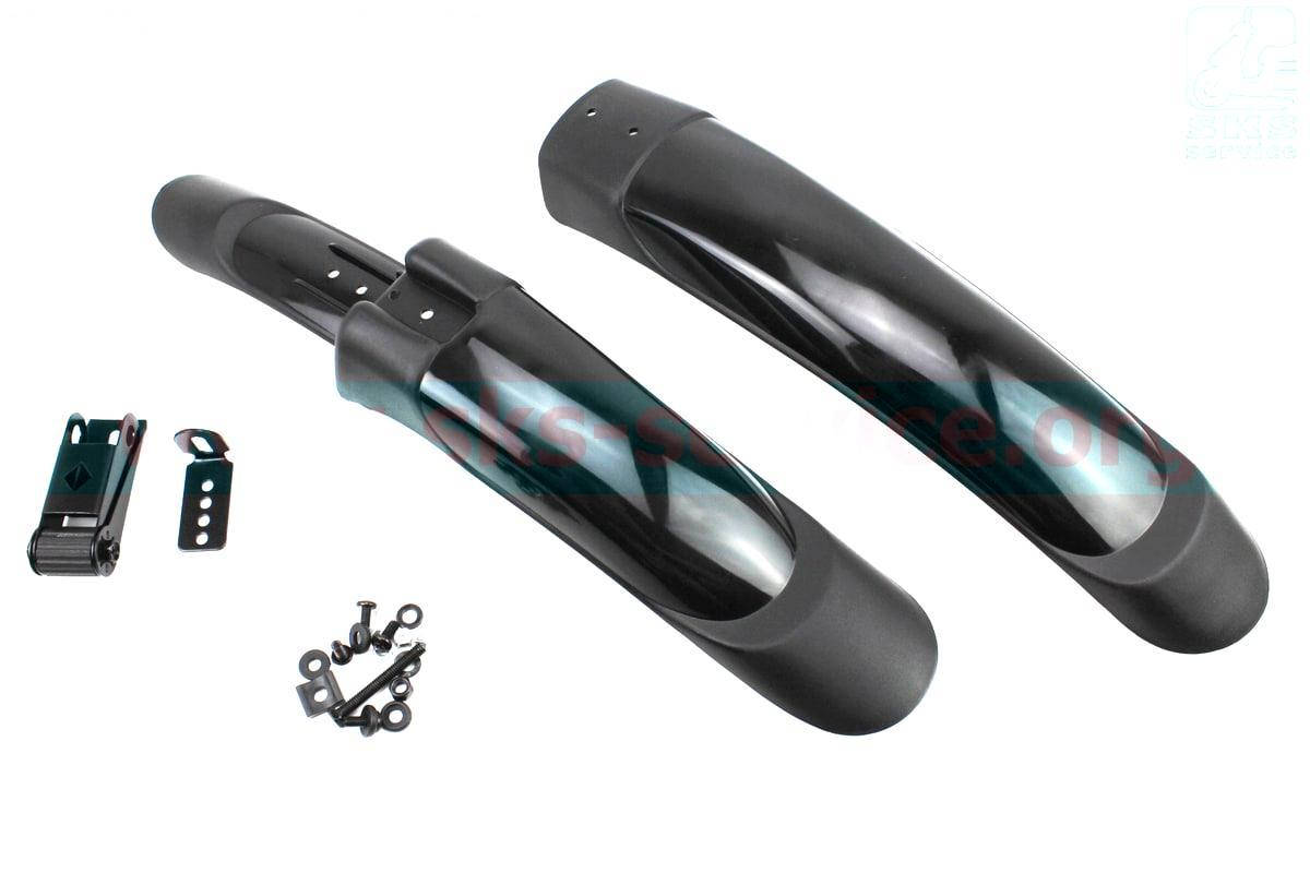 

Крылья пластмассовые 24 - 26" MTB, черные FL-612 (403806)