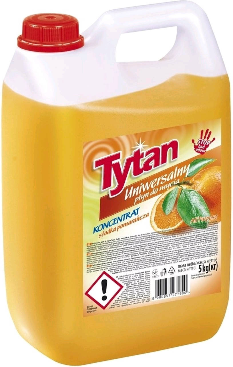 

Универсальное средство для мытья Tytan Сладкий Апельсин 5 л
