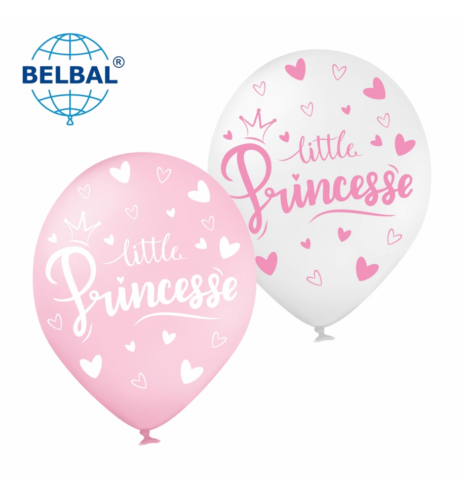 

Латексный шарик BELBAL 12"(30 см) Маленька принцесса, Персиковый