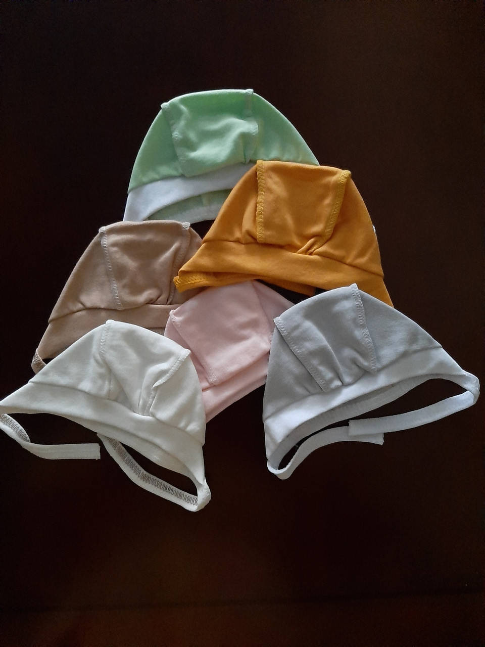 

Чепчик дитячий байка 68, Разные цвета