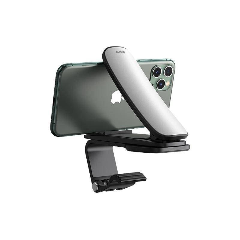

Тримач для мобiльного Baseus Big Mouth Pro Car Mount（Applicable to centre console）Silver