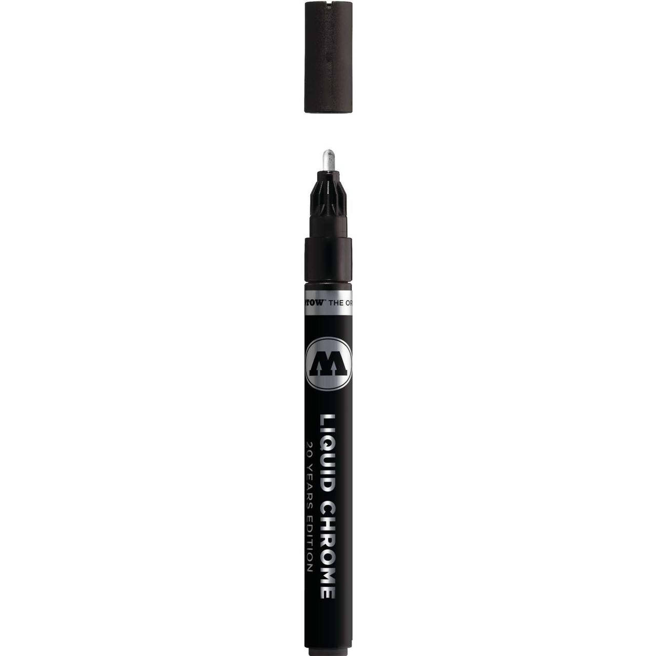 

Маркер Molotow Luquid Chrome (Эффект зеркала) 2mm, Серебро