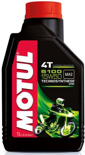 

Масло мотоциклетное MOTUL 5100 4T SAE 15W50 (1L)