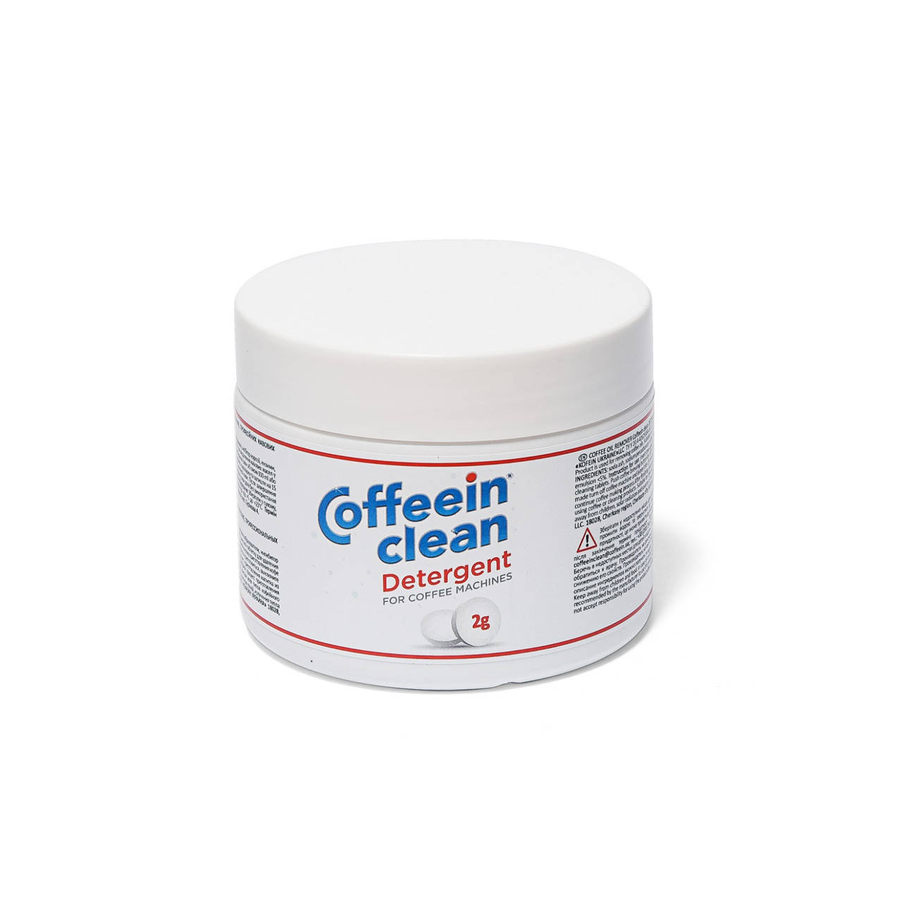 

Профессиональное средство Coffeein clean DETERGENT в таблетках для очистки от кофейных масел 200/2гр