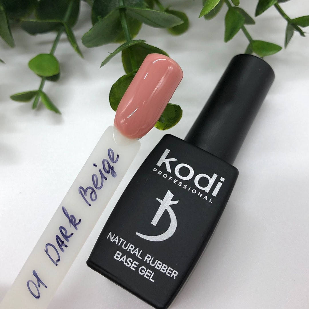 

Кавер база Kodi для гель-лака Natural Rubber Base №01, 12 мл