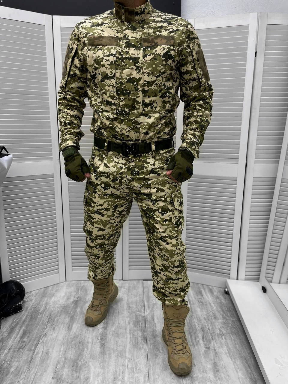 

Тактическая Летняя военная форма комплект, ( Костюм ), Камуфляж "Пиксель" 62