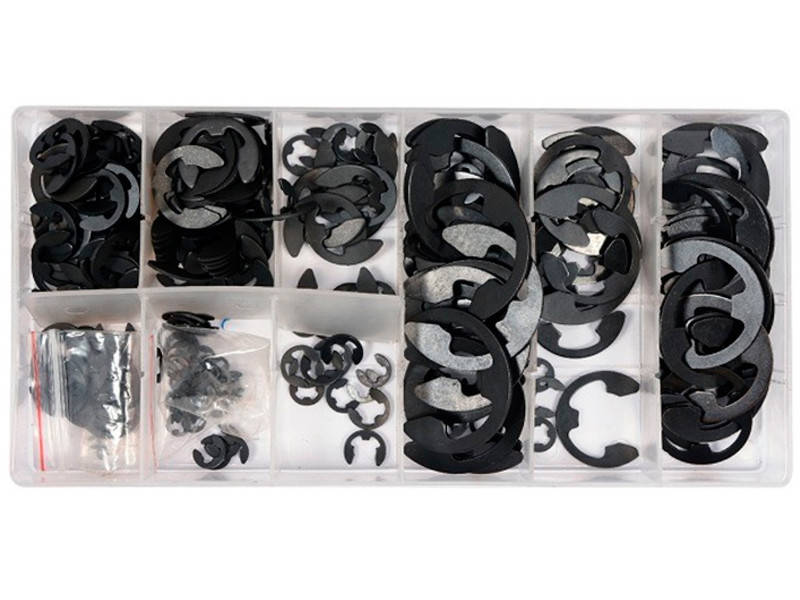 

Набор внутренних стопорных колец тип "Є" ,300 шт Yato YT-06884