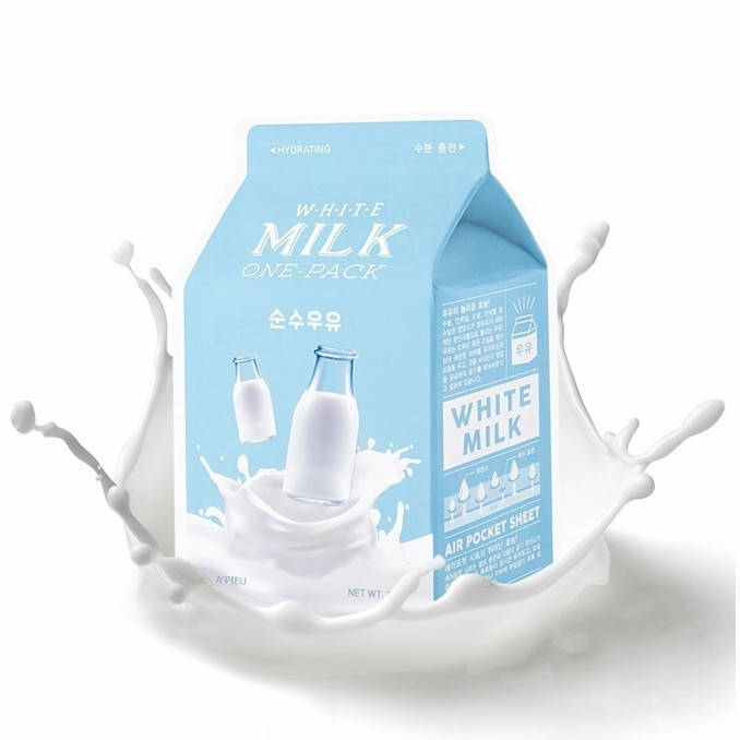 

Тканевая маска с экстрактом молока и алоэ A'Pieu White Milk One-Pack