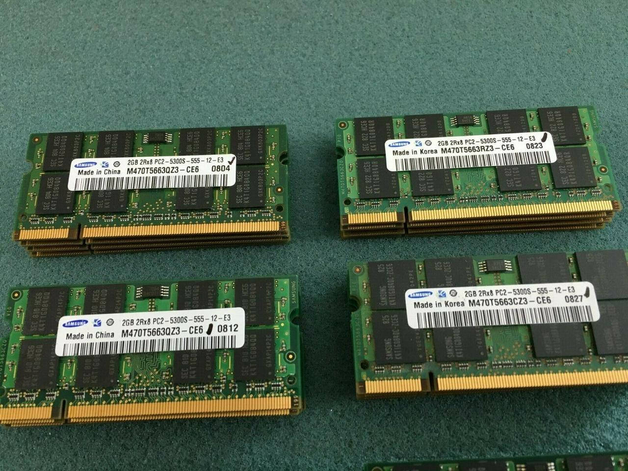 

Качественная память DDR2 2GB 5300S 667 Samsung для всех ноутбуков!