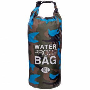 

Водонепроницаемый гермомешок с плечевым ремнем Waterproof Bag 10 л