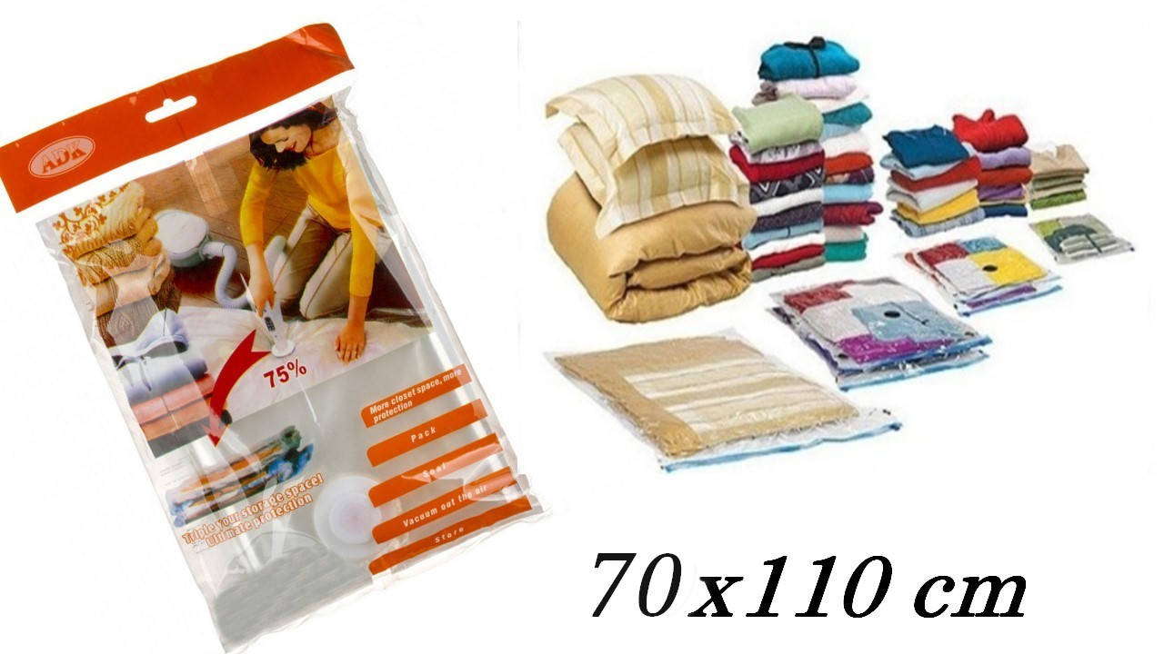 

Вакуумний пакет для одягу VACUUM BAG 70 х 110 см