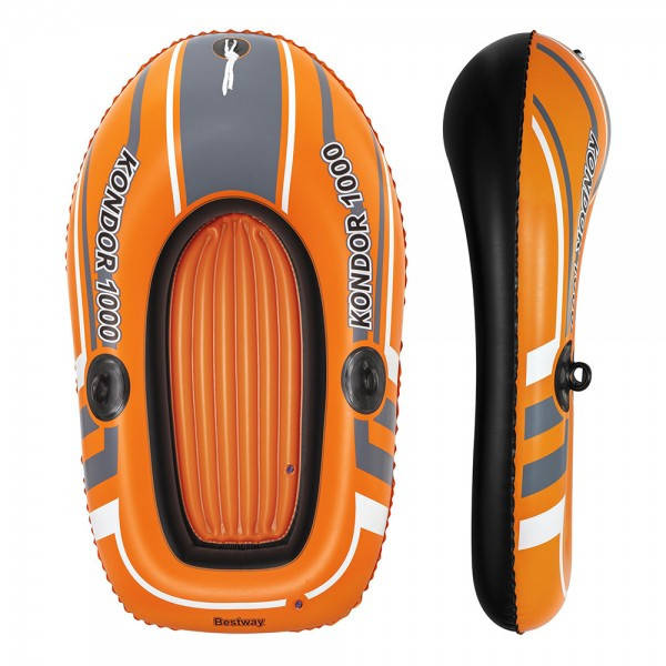 

Лодка надувная на 1 человека Bestway Hydro-Force Raft 61099 155х97 см