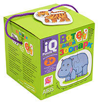 

Для самых маленьких. 2+ Вот такой зоопарк Пазлы. Половинки.