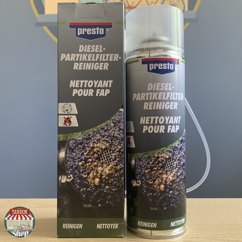 

Очиститель сажевого фильтра «DPF cleaner» Presto Diesel-Partikelfilter-Reiniger, 400 мл Аэрозоль