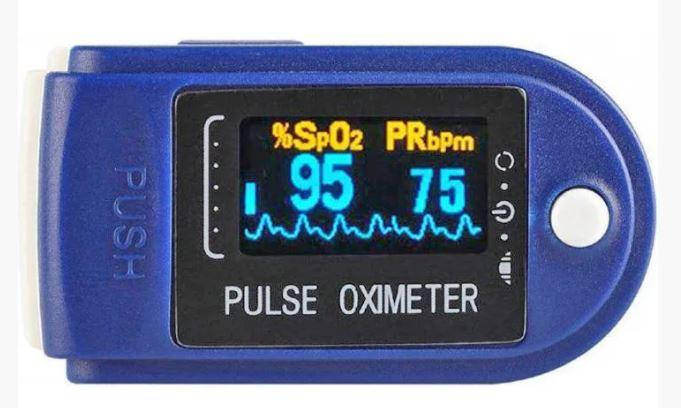 

Пульсоксиметр Pulse Oximeter LK87 + 2 батарейки