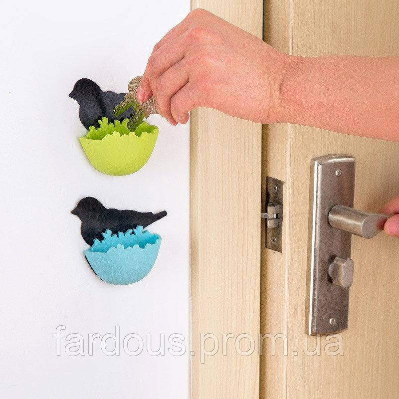 

Держатель "Гнездышко" для ключей, резиночек, заколочек и разных мелочей. Зеленый, Зелёный