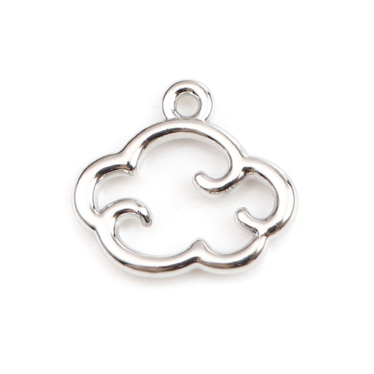 

Подвеска Облако, Туча, Цинковый сплав, Цвет: металл, 15 mm x 14 mm, Подходит под заливку эпоксидной смолы
