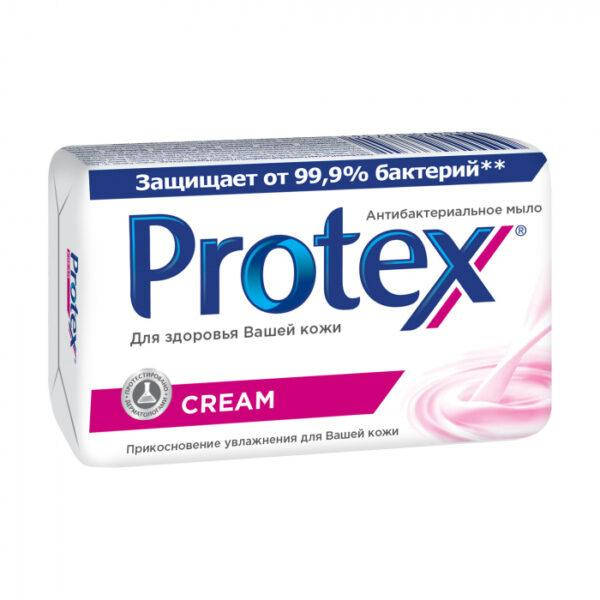 

Антибактериальное твердое мыло Protex Cream Soap, 90 г (защита от 99,9 % бактерий)